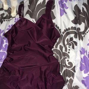 Plum one piece